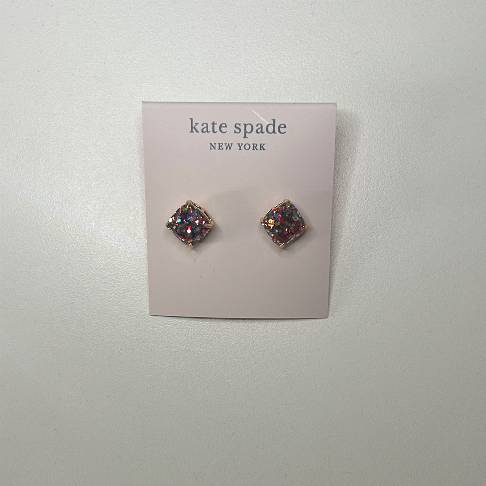 Kate Spade Glittering Square Earrings